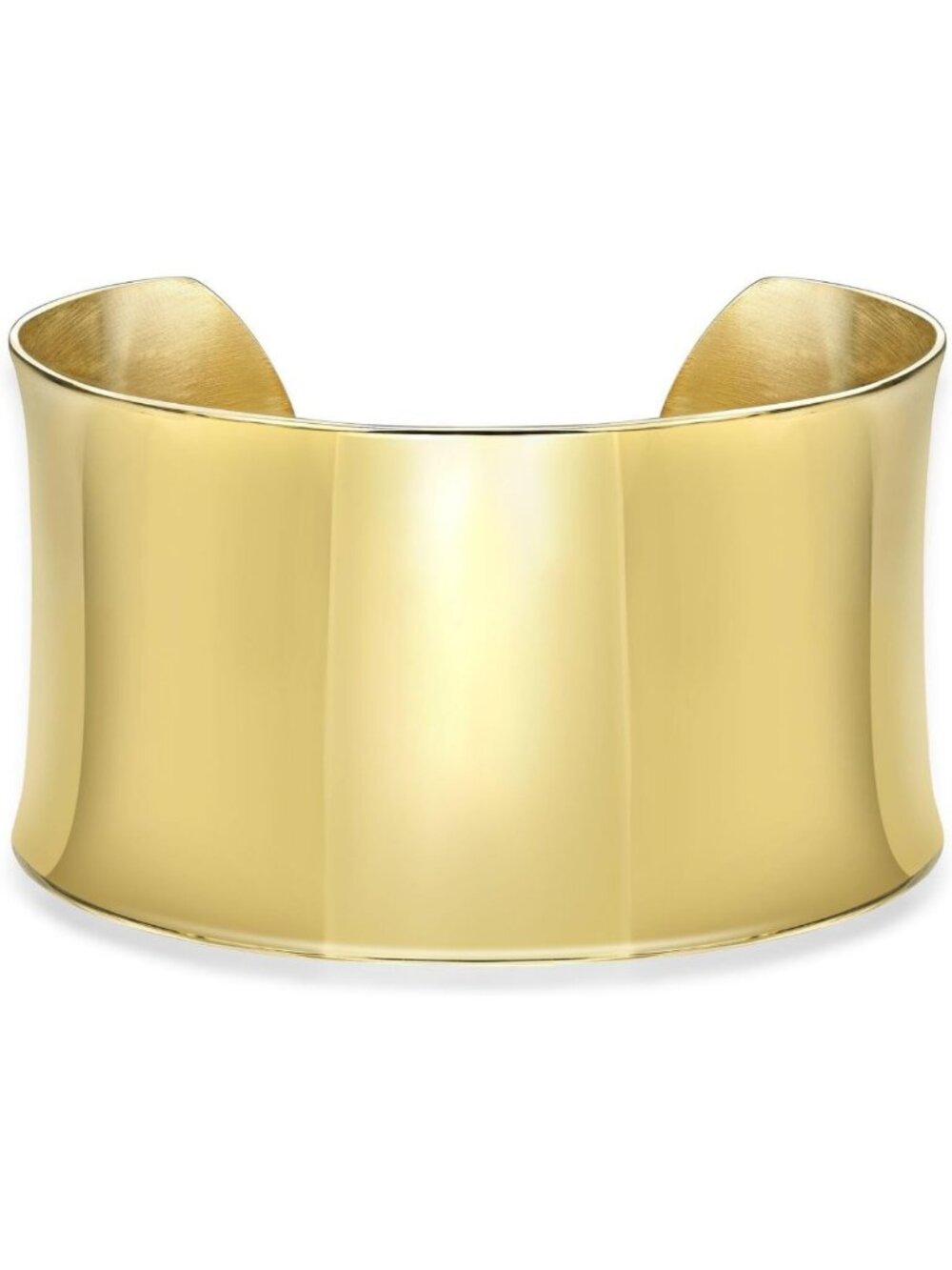 Stylish 7" Wide Open Cuff Bangle Bracelet for Women | Ion Plated Stainless Steel